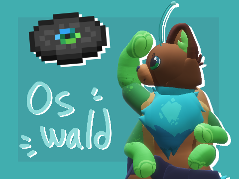 it's oswald!! [3d model & ref]