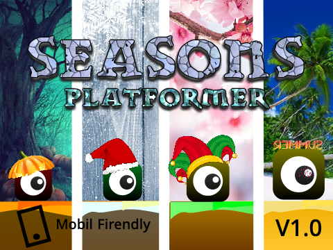 Seasons platformer V1.0 - #all #game - Mobil Friendly - By Mamamm77 remix