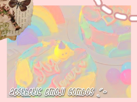 ⎙  Aesthetic Emoji Combos
