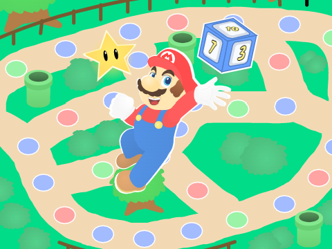 Mario Party SuperStars art.