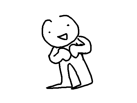 Doing his little dancey dance