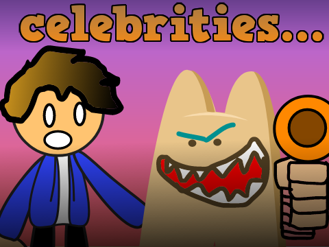 celebrities be like...