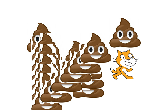Scratch Poop emoji