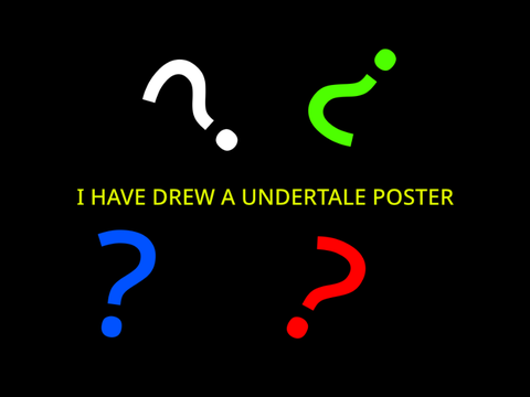 Poster undertale