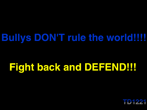 Take back the world! Anti-bullying project