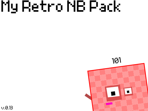 My Retro Numberblocks Pack