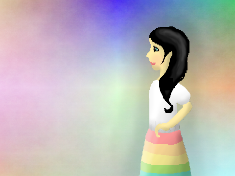 Girl in Rainbow ~ AT with Camera165