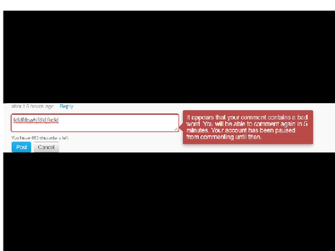 The filter bot is broken