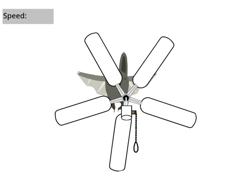 White ceiling fan  remix