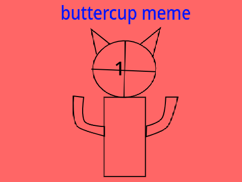 buttercup meme template