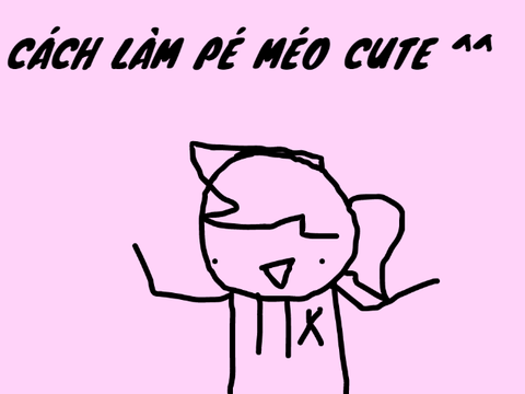 how to làm mụt pé mèo cute ^^