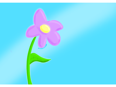lineless flower wheeee