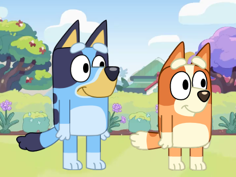 Bluey Heeler & Bingo Heeler Sprites
