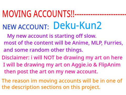 Moving Accounts