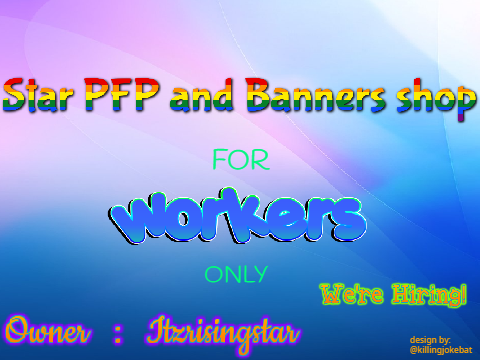 Star PFP and Banners shop