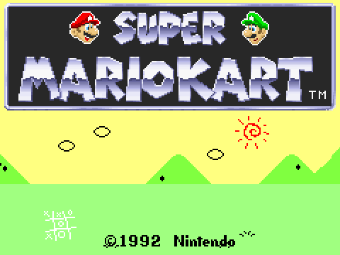 Super Mario Kart v0.3 remix