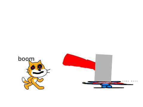 me when I see huggy wuggy in-game but huggy gets hammered