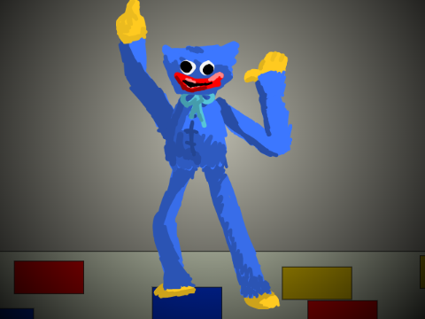 Huggy Wuggy fan art #mobile remix