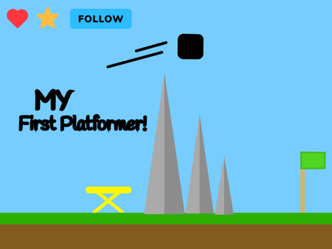 My First Platformer! #games #all