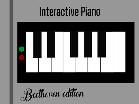Interactive piano