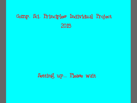 Computer Science Principles: Individual Project