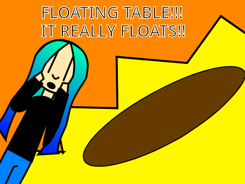 floating table commercial #badanimation