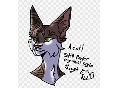 A cat because I haven't drawn one in years whoops