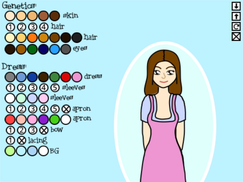 Dress up game