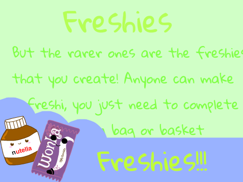 New species, freshies