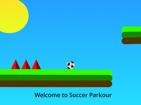 Soccer Parkour Scrolling Platformer