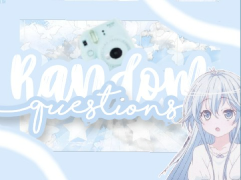 ꒦꒷ ┊ 64 random questions ˊˎ-