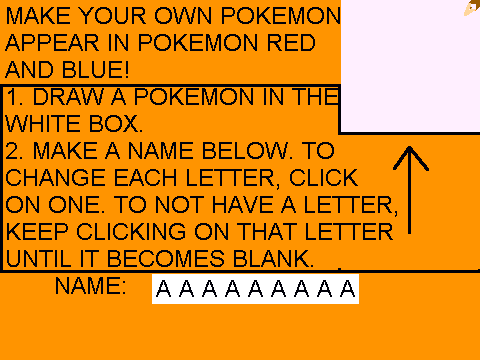 MAKE YOUR OWN POKEMON IN POKEMON RED AND BLUE!