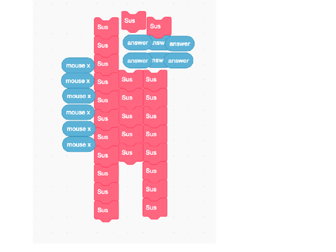 Among Us Code Block Art