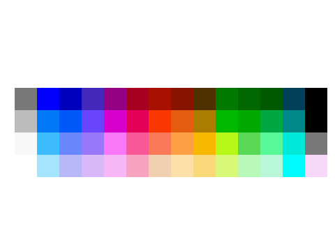 NES color pallete