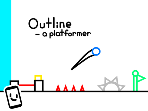Outline-a platformer(Mobile friendly)