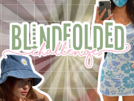  ❱ blindfolded banner challenge ； 