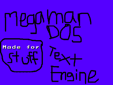 Mega Man DOS - Text Engine