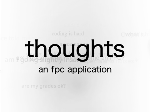 thoughts - an fpc application