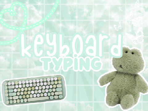 ⌨️ ┇ keyboard typing asmr