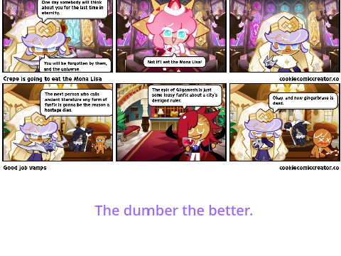 Tell me your dumb cookie run headcannons!