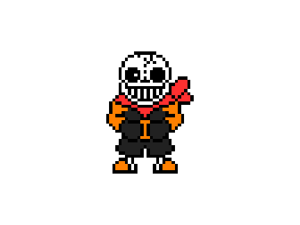 A Negativetale Sans Overworld Sprite