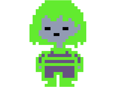 Undertale but random color generator SPOILER WARNING