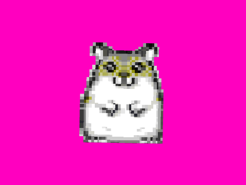 Mini animation of a hamster