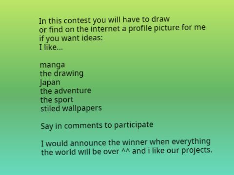 CONCOURS  50 followers (ouvert) 