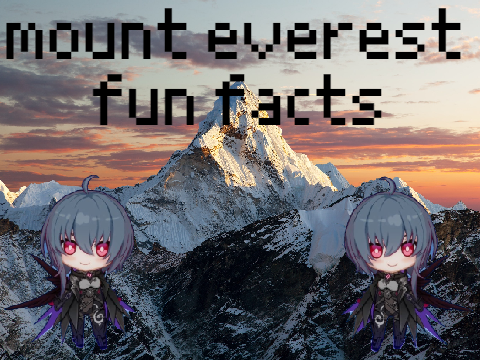 mount everest fun facts