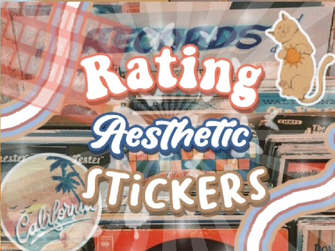 Rating aesthetic stickers