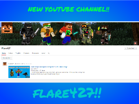 MY NEW YOUTUBE CHANNEL
