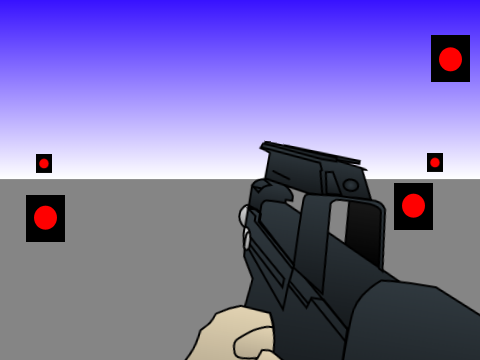 銃撃戦 エイム練習2 