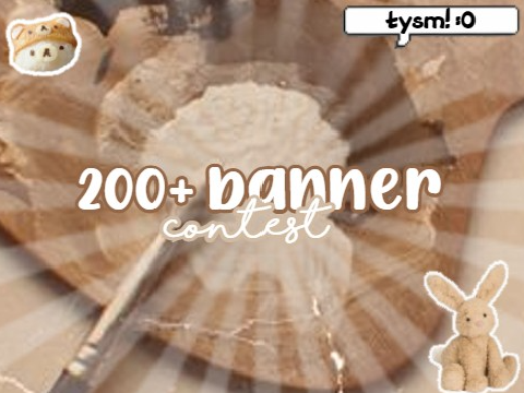 200+ banner contest
