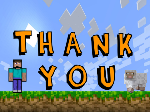 Minecraft I want to say____
